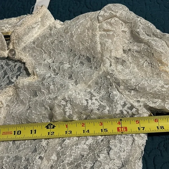 Vintage Dana Scott Lace Dress - Picture 9 of 11